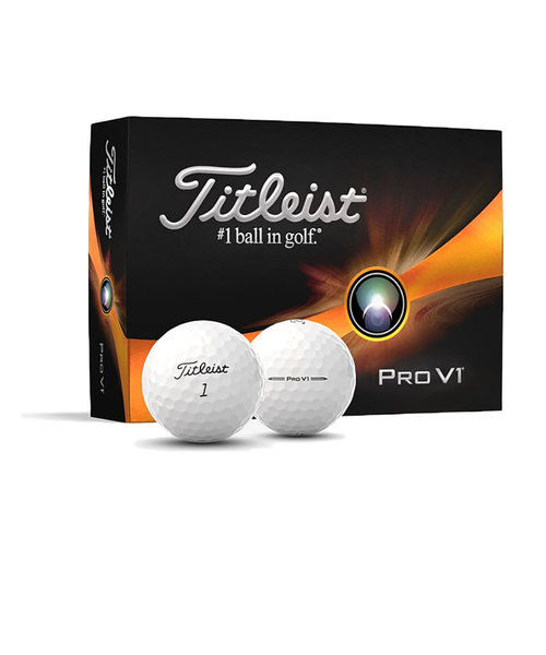 タイトリスト（TITLEIST）ゴルフボール PRO V1 プロV1 ダブルナンバー T2028S-LEJ ダース(12個入り)