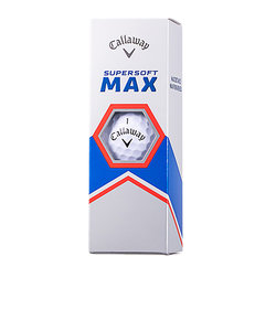 キャロウェイ（CALLAWAY）ゴルフボール SUPER SOFT MAXボール スリーブ(3個入り)