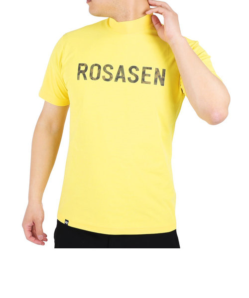 ラスト1点！ ROSASEN ゴルフ ウェア モックネック 半袖 シャツ