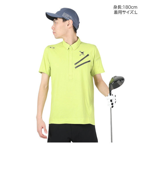 オークリー  ゴルフ　ポロシャツ　Mサイズ　ゴルフウェア　立体裁断