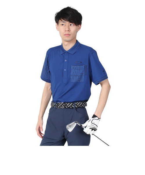 オークリー（OAKLEY）ゴルフウェア 吸汗 速乾 接触冷感 STALWART GRAPHIC 半袖ポロシャツ FOA405352-6W6