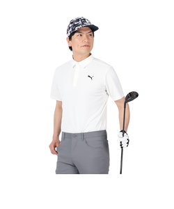 プーマ（PUMA）ゴルフウェア バック プリント 半袖 ポロシャツ 622398-03