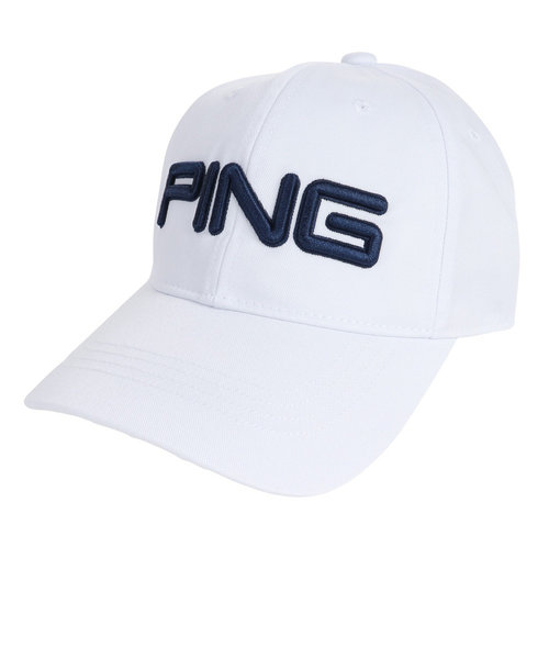 ピン（PING）ゴルフ デオゼロ ツアーキャップ HW-P2301 DEO.0 CAP WH 36785