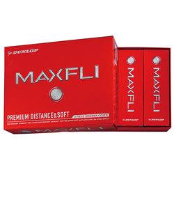 マックスフライ（MAXFLI）ゴルフボール ダース(12個入り) MAXFLI WH 12ケ