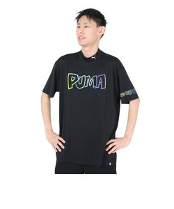プーマ（PUMA）ゴルフウェア 半袖 ストリート ロゴ モック 624285-01