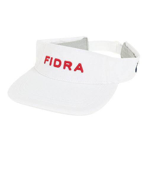フィドラ（FIDRA）ゴルフ 吸汗 速乾 接触冷感 ピンメッシュバイザー FD5PWD12 WHT