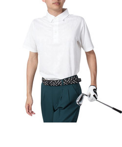 エピキュール（epicure）ゴルフウェア 吸汗 速乾 アーガイルジャガード 半袖ポロシャツ 151-28541-004