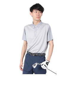 パフォーマンスギア（PG）ゴルフウェア 吸汗 速乾 接触冷感 半袖 切替ポロシャツ 403PG3SEG0001 GRY