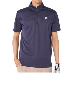 フィラ（FILA）ゴルフウェア ジップ半袖シャツ 742686Y-NV