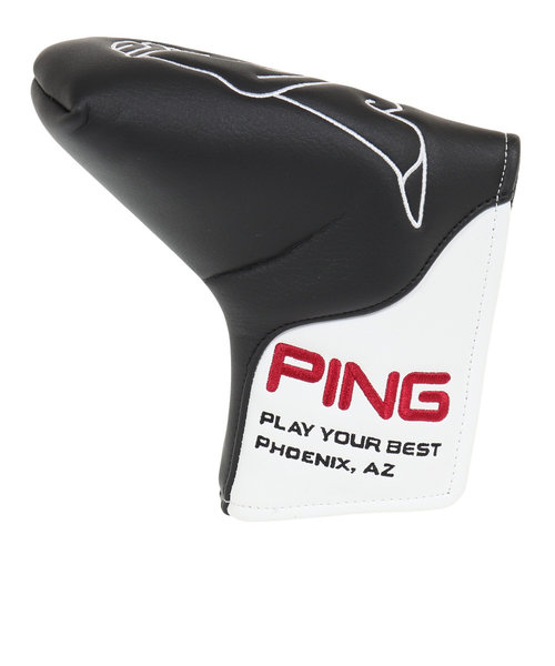 ピン（PING）ゴルフ パター用 ヘッドカバー HC-U2302 BK/WH 36870