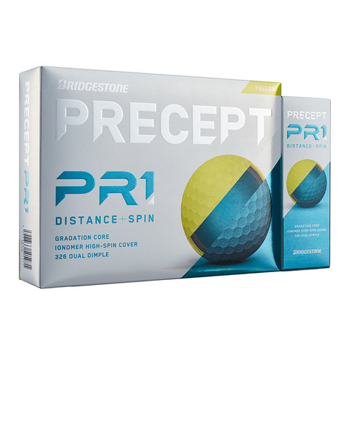 プリセプト（PRECEPT）ゴルフボール 23PRECEPT PR-1 ダース(12個入り)