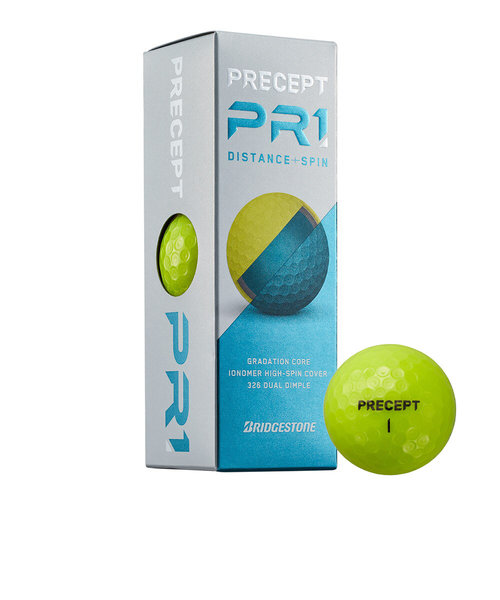 プリセプト（PRECEPT）ゴルフボール 23PRECEPT PR-1 スリーブ(3個入り)