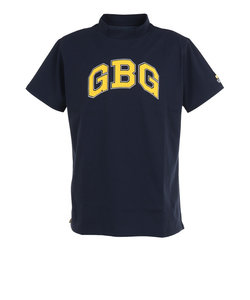 ゴールデンベア（GOLDEN BEAR）ゴルフウェア 吸汗 速乾 半袖 モックネック メンズ GBGミニモックネックTシャツ 311J4541-C48