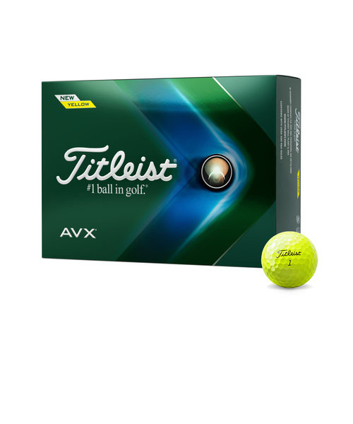 タイトリスト（TITLEIST）ゴルフボール AVX イエロー T9113S-12PJ