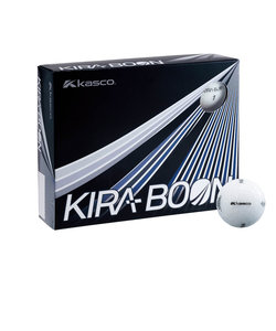 キャスコ（KASCO）ゴルフボール KIRABOON 三角ホワイト ダース(12個入り)