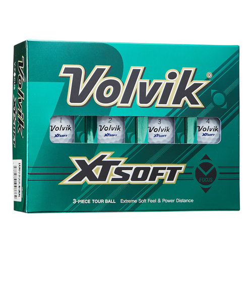 ボルビック（Volvik）ゴルフボール XT SOFT WHT ダース(12個入り