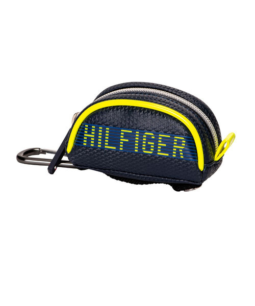 トミーヒルフィガー（TOMMY HILFIGER）ゴルフ ボールポーチ 2球 カラビナ式 SPORTS THMG3SBC-NVY