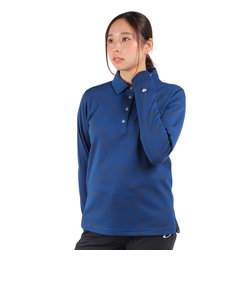 フィドラ（FIDRA）ゴルフウェア 発熱 長袖ポロシャツ FD5QUG08 NVY.