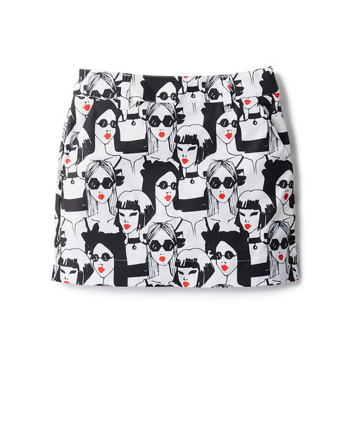 ラウドマウス（LOUDMOUTH）ゴルフウェア インナーパンツ付 柄スカート