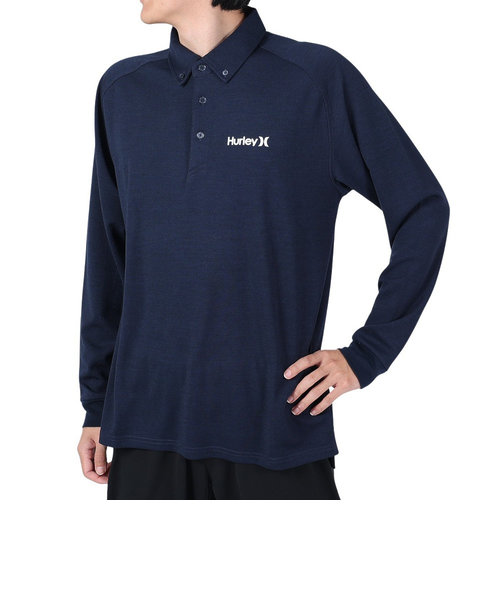 ハーレー（HURLEY）ゴルフウェア PHANTOM OAO 長袖ポロシャツ MKT2312039-OBS