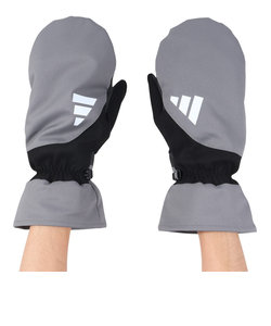 アディダス（adidas）ゴルフ 防寒 保温 手袋 ウインターミトングローブ DMU85-IB2996GRY