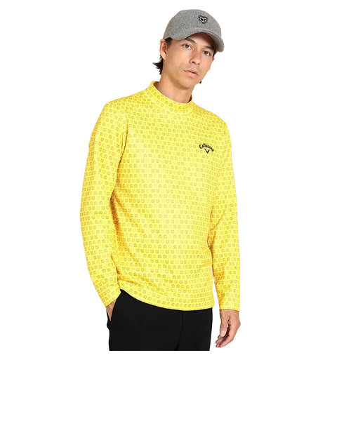 ナイキ ジャガードボーダーTシャツ モックネック XL NIKE GOLF