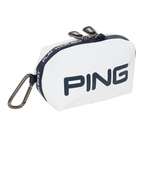 ピン（PING）ゴルフ ソフトPUマルチポーチ GB-U2306 WH 36837
