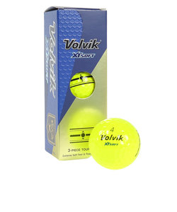 ボルビック（Volvik）ゴルフボール XT SOFT 23 YEL スリーブ(3個入り) VV5PNA05 YEL