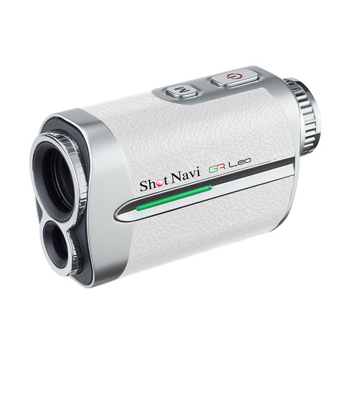 ショットナビ（Shot Navi）ゴルフ 距離計 距離測定器 防水 ボイスレーザー GRレオ Voice Laser GR Leo ホワイト