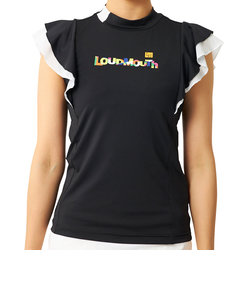 ラウドマウス（LOUDMOUTH）ゴルフウェア モックネック ノースリーブデザインシャツ 764656-998