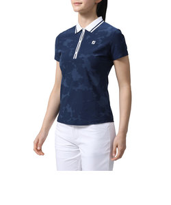 ゴルフウェア フローラルカモジャカード半袖ポロシャツ 81941 FJW-S24-S08 