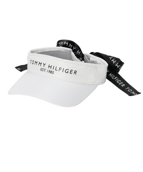 トミーヒルフィガー（TOMMY HILFIGER）バイザー リボン THMB4S29-WHT