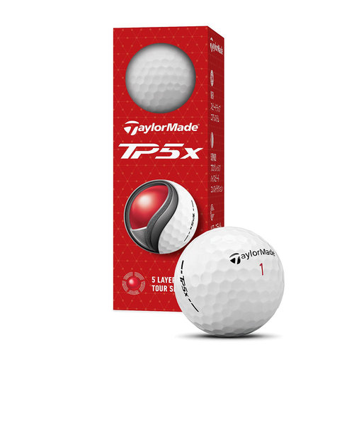 テーラーメイド（TAYLORMADE）ゴルフボール 24 TP5x スリーブ(3個入り)