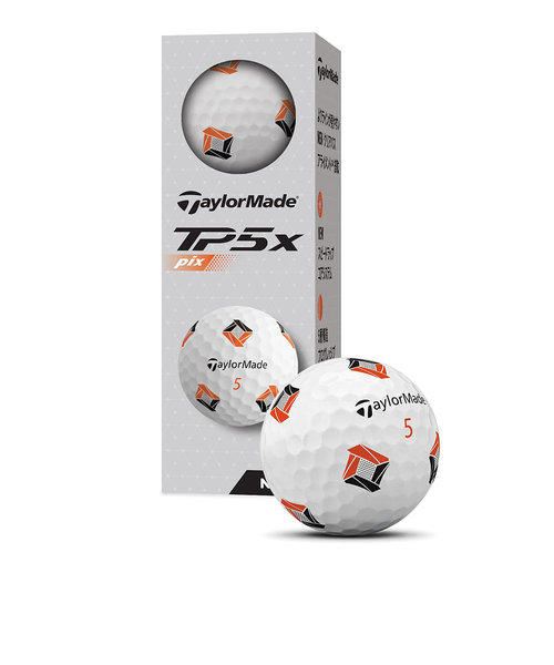 テーラーメイド（TAYLORMADE）ゴルフボール 24 TP5x pix スリーブ(3個入り)