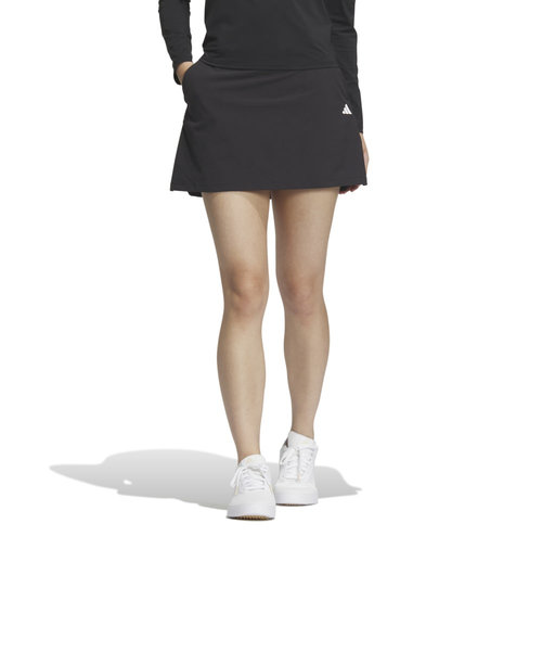 アディダス（adidas）ゴルフウェア インナーパンツ付き 4WAYストレッチ ナイロン撥水スカート IKJ66-IN2791BK