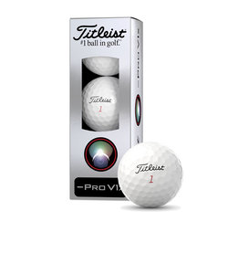 タイトリスト（TITLEIST）ゴルフボール 24 PRO V1X LEFT DASH 3P T204L6S-3PJ スリーブ(3個入り)
