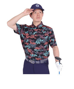 アンダーアーマー（UNDER ARMOUR）ゴルフウェア 吸汗 速乾 プレーオフ 半袖ポロシャツ3.0 プリント 1378677 008