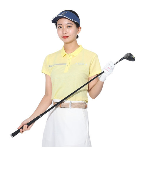 フィドラ（FIDRA）ゴルフウェア 半袖 フレンチスリーブシャツ FD5RUG08 YEL