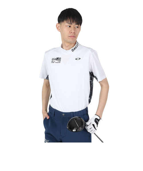 オークリー（OAKLEY）ゴルフウェア 半袖 吸汗速乾 Reliable モックシャツ FOA406438-100