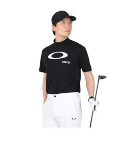 オークリー（OAKLEY）ゴルフウェア 半袖 吸汗速乾 ELLIPSE LOGO モックシャツ FOA406524-02E
