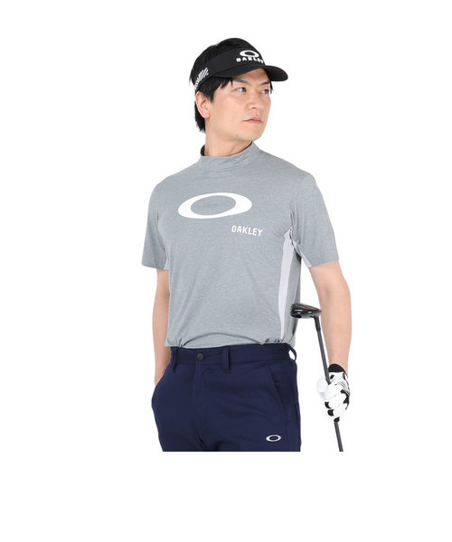 オークリー（OAKLEY）ゴルフウェア 半袖 吸汗速乾 ELLIPSE LOGO モックシャツ FOA406524-27B