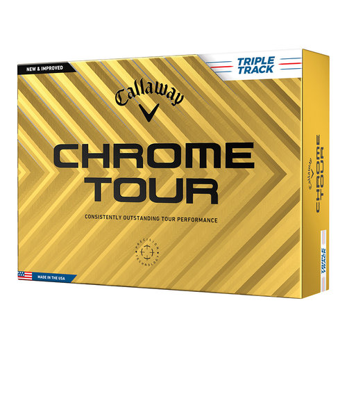 キャロウェイ（CALLAWAY）CHROME TOUR トリプル・トラック ゴルフボール ダース(12個入り) クロムツアー