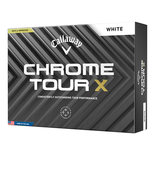 キャロウェイ（CALLAWAY）CHROME TOUR X ゴルフボール ダース(12個入り) クロムツアー