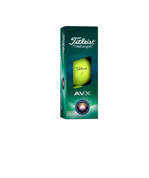 タイトリスト（TITLEIST）AVX YELLOW T9114S-3PJ ゴルフボール スリーブ(3個入り)