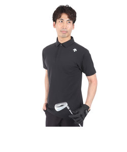 デサントゴルフ（DESCENTEGOLF）ゴルフウェア 吸汗速乾 BASIC SERIES 半袖シャツ DGMXJA05 BK00