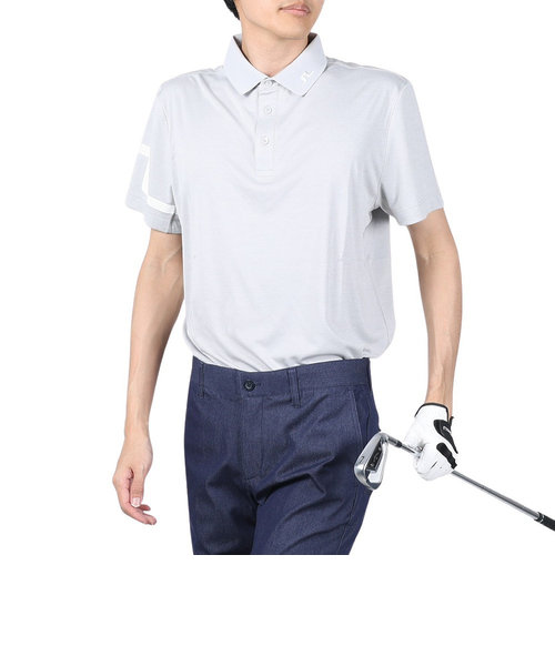 J.LINDEBERGゴルフウェア 半袖 吸水速乾 Heath Regular Fit ポロシャツ 