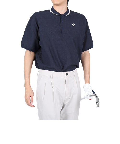 テーラーメイド（TAYLORMADE）ゴルフウェア ニッテッド半袖ポロシャツ M19587ーTL415