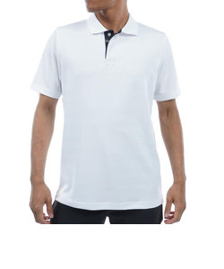 トミーヒルフィガー（TOMMY HILFIGER）ゴルフウェア シャドーロゴ 半袖ポロシャツ THMA436-WHT
