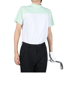 テーラーメイド（TAYLORMADE）モックネック ゴルフ 半袖 メンズ カラーブロック 半袖モックシャツ M19504ーTL388