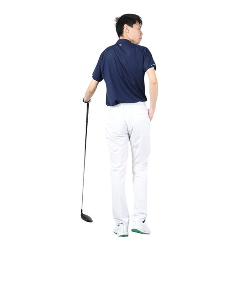 ゴルフウェア 半袖 吸汗速乾 接触冷感 ロゴプリント ジップアップシャツ RGMXJA06 NV00 | Victoria Golf  u0026mall店（ヴィクトリアゴルフ）の通販 - u0026mall